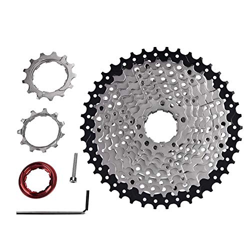 Xiuganpo Bike 10 Speed Cassette Sprocket Bike Freewheel, High Strength 10 Speed Cassette