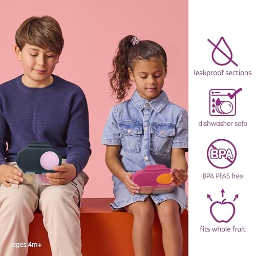 Image of b.box Snack Box 2-Pack, Snack Containers for Kids, 1.75 Cup Kids Lunch Box