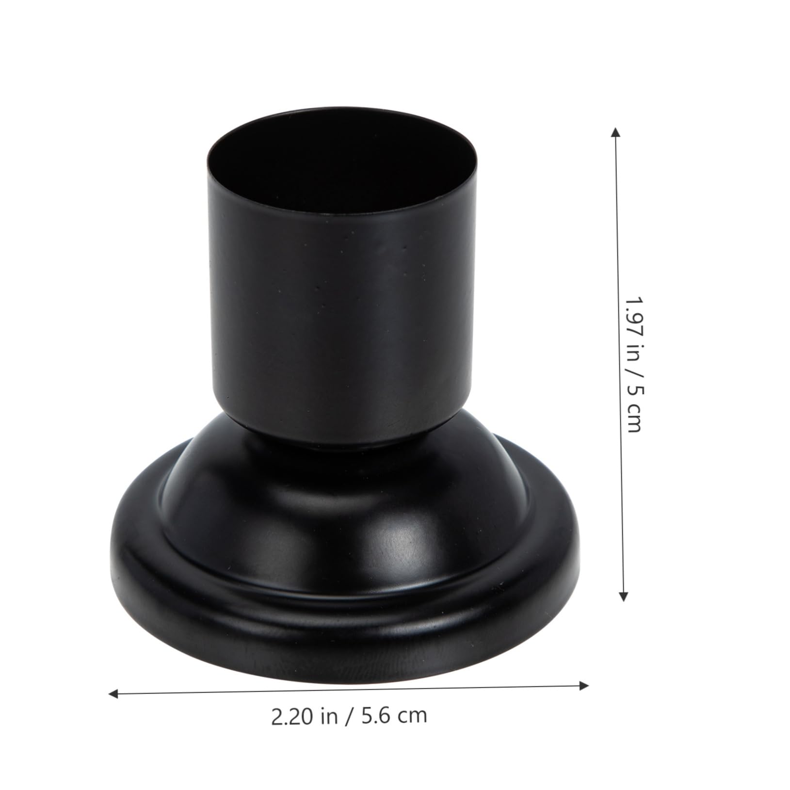 Gadpiparty 2 Sets Diy Light Pendant Cup Ceiling Light Holder Solid Iron Lamp Cup Sturdy Easy to Install