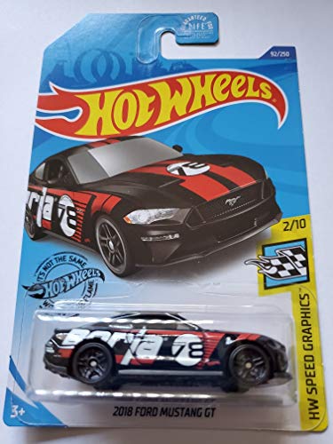 Hot Wheels 2020 Hw Speed Graphics 2018 Ford Mustang GT, Black 92/250