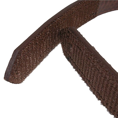 Boston Leather Men's Leather Basketweave Hook and Loop Mechanics Belt, 40, Brown3
