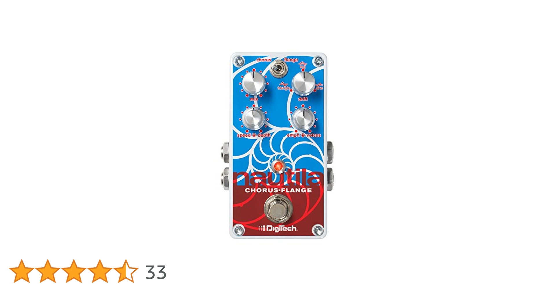 DigiTech  Nautila  コーラス　フランジャー 楽天市場】digitech nautila コーラス/フランジャー ギター