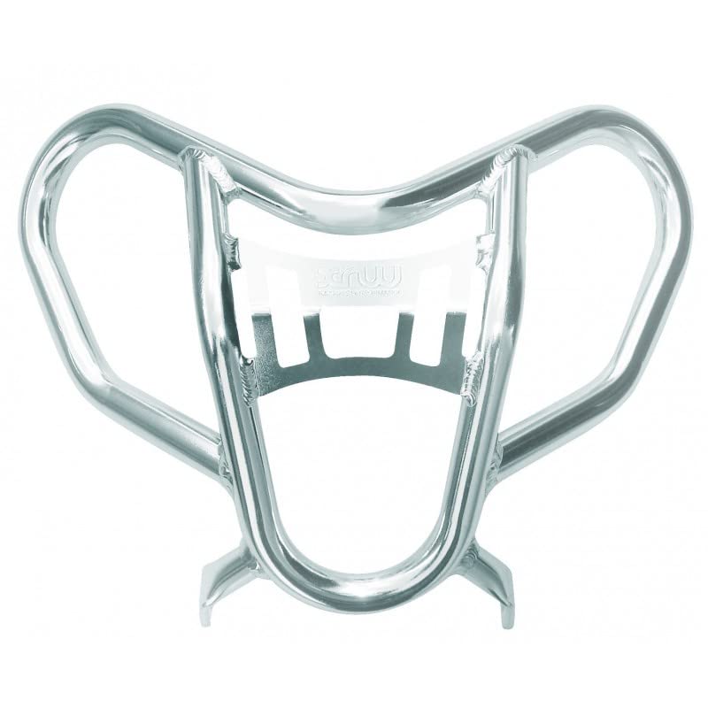 XRW Front Bumper Guard X2 Polish for Yamaha YFM 700R