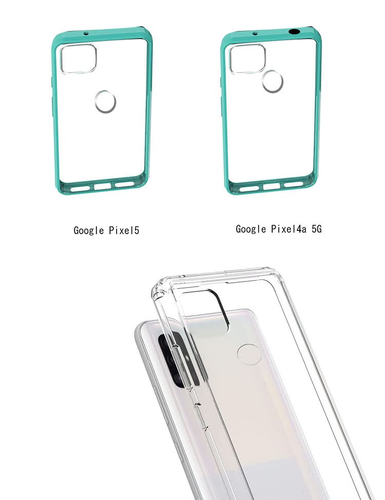 Amazon.co.jp: Pixel4a（5G クリアケース 透明ケース/カバー