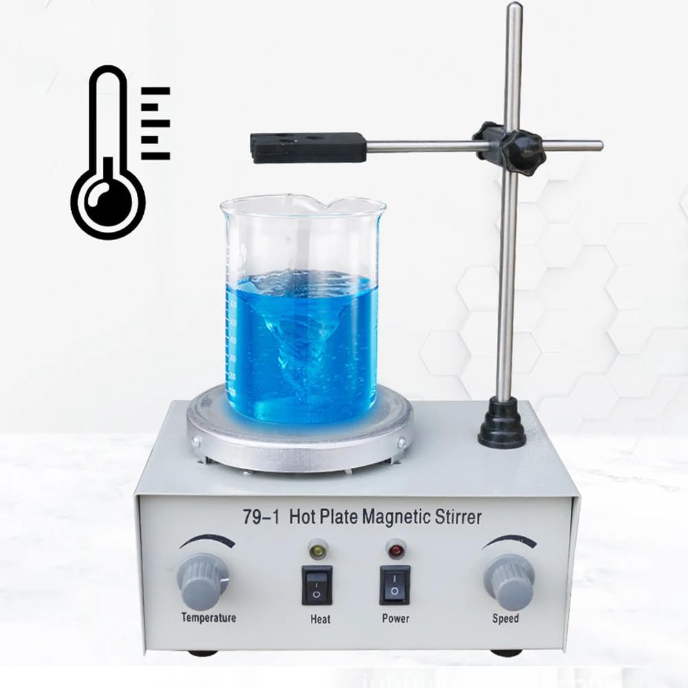 Agitador magnético de laboratorio de 1000ml mezclador magnético de placa caliente agitador magnético de 0-2200rpm 220V