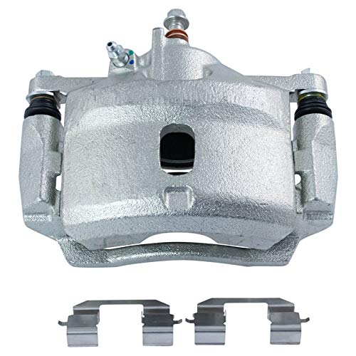 Image of TRQ Front Left Right Brake Caliper w /Bracket Driver Passenger Side