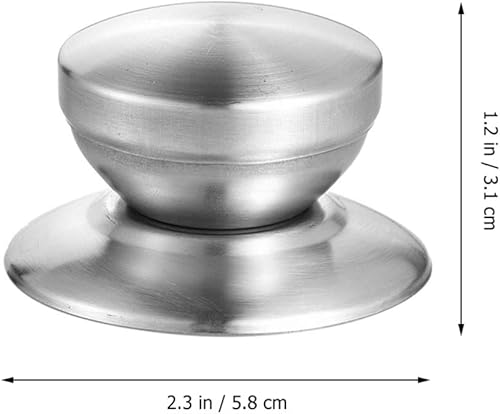 Miniatura 7 de Hemoton Juego de 6 perillas de tapa de olla de repuesto, mango de tapa de cacerola, mango de cacerola, tapa de perilla, cubierta de hervidor de