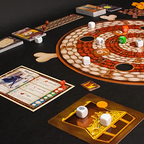 Galápagos, Dungeon Fighter (2ª Edição), Jogo de Tabuleiro para amigos, 1-6 jogadores, 30-60min