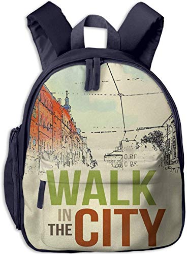 Mochila para niños Bike Bicycles Flower Basket  Escolar para pequeños