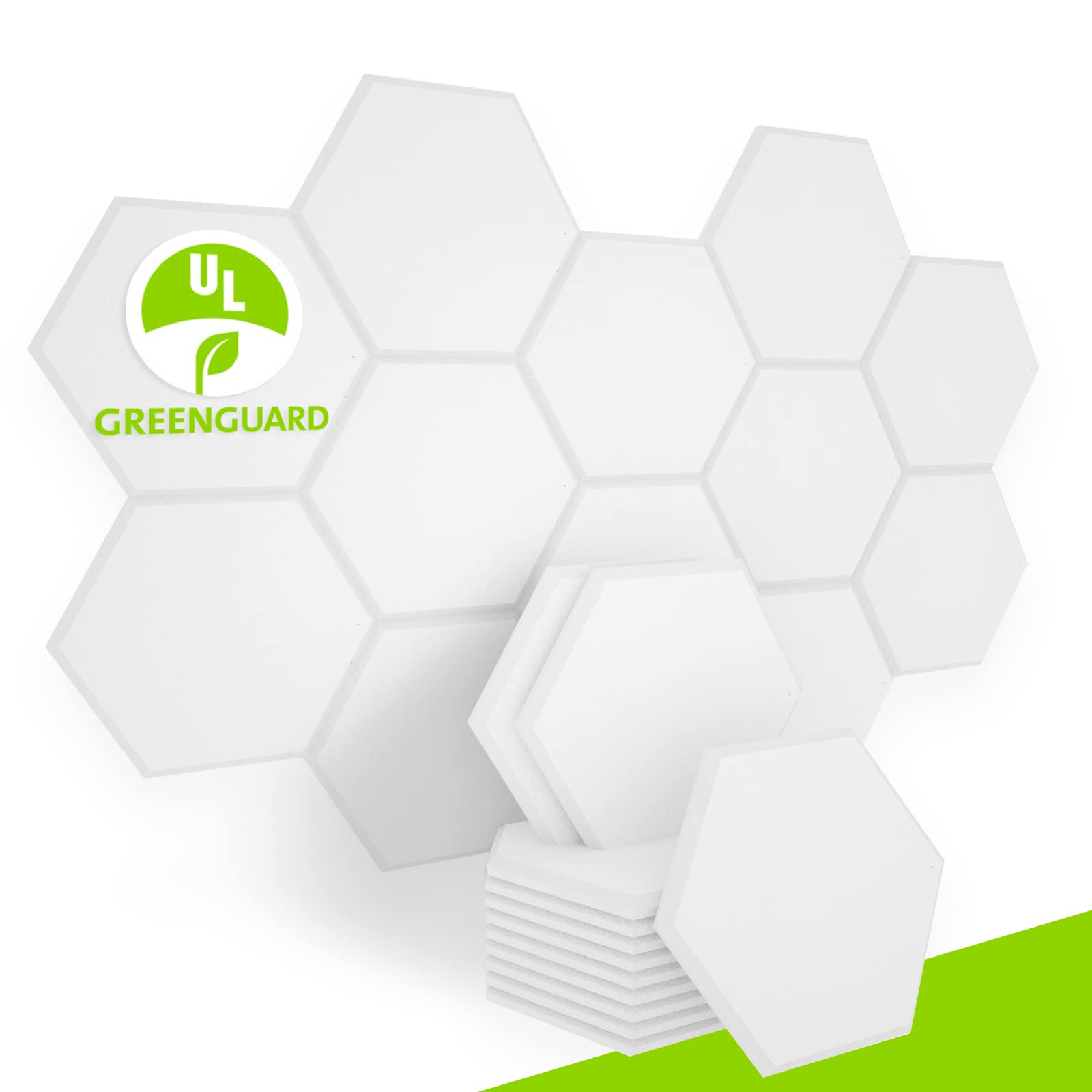 Buy BUBOS 6 Pack Hexagon Acoustic Panels Soundproof Wall Panels,14 X 13