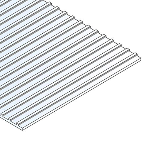 Evergreen Scale Models Seam Roof 3/8 Spacing EVG4523 Plastic Building Supplies