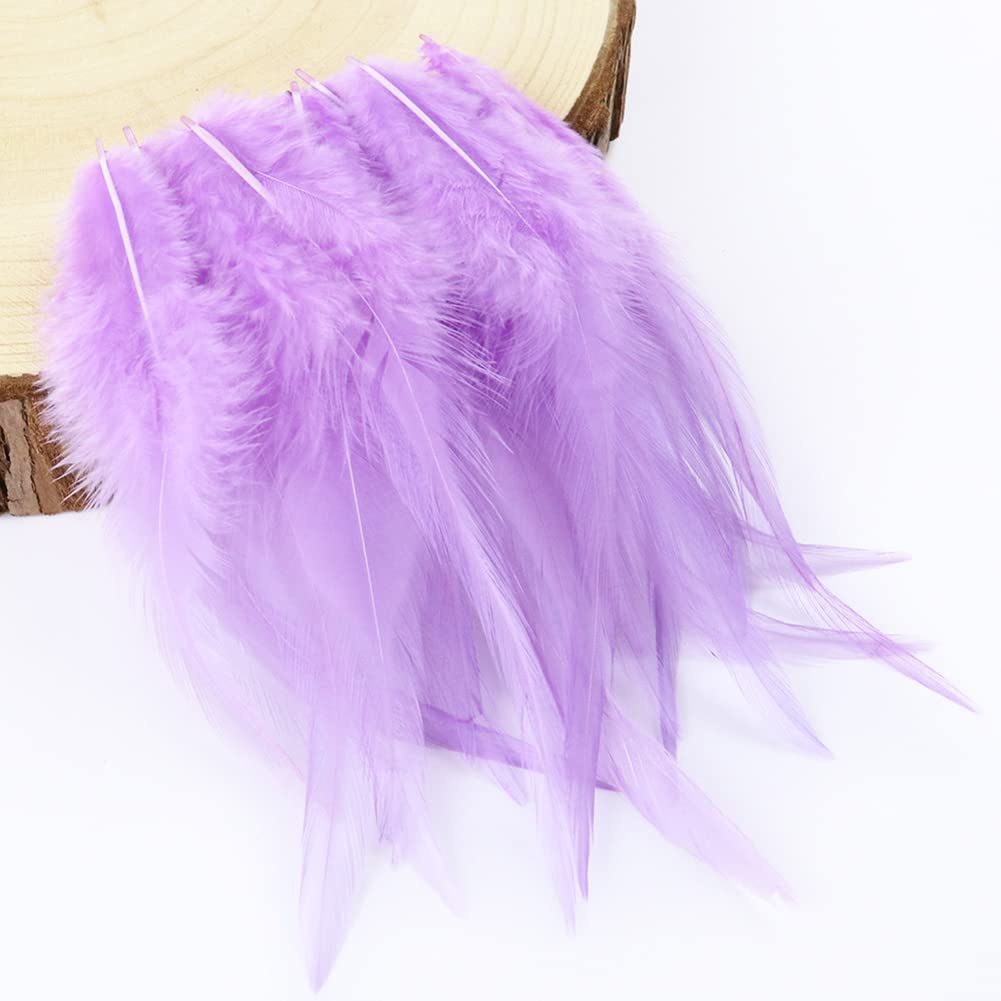 100 Piume Di Gallo Verde Scuro - 14-20 Cm, Per Fai Da Te, Costumi, Decorazioni - Foto 3