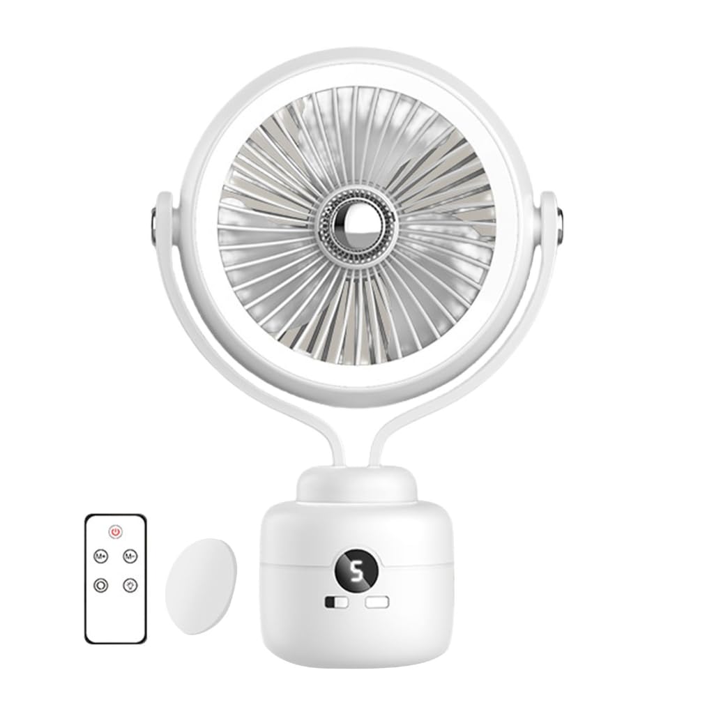 Ventilateur de chambre silencieux contre la chaleur avec veilleuse LED