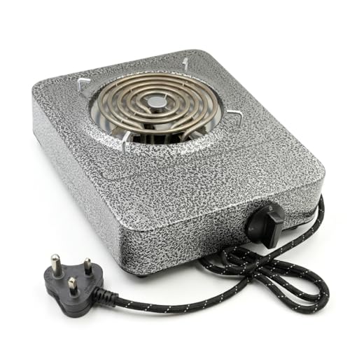 Image of Electric Hot Plate 1500W Single Burner | Portable Electric Stove with Fast Heating Coil | Heavy Duty Hot Plate with Temperature Control for Kitchen, Office & Travel