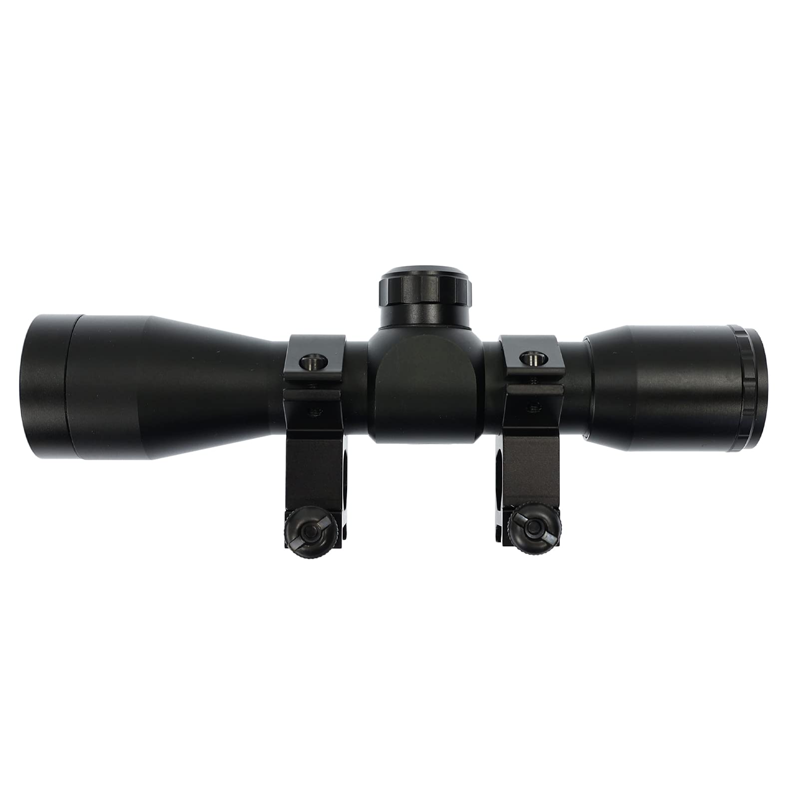 X-Bow FMA 4x32 – Zielfernrohr | aus Aluminium hat eine feste 4-fache Vergrößerung und ist mit einem Absehen 8 ausgestattet, die Optik mit 32mm Linse