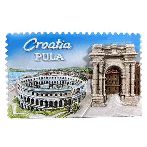 Arena di Pola Arco Trionfale di Sergio Croazia Magnete da Frigorifero 3D Viaggio Souvenir Decorazione Magnetica Sticker Collezione Artigianato