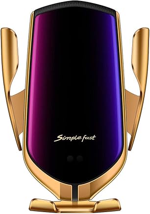 DINGXB Cargador Inal?mbrico Coche Carga R?pida Soporte de Cargador de Coche para 5-7 Pulgadas Galaxy S9/S9+/S8/S8+/ iPhone XS/XS Max/XR/X/8/8 Plus Otros Dispositivos QI-Enabled,Gold DINGXB Cargador Inal?mbrico Coche Carga R?pida Soporte de Cargador de Coche para 5-7 Pulgadas Galaxy S9/S9+/S8/S8+/ iPhone XS/XS Max/XR/X/8/8 Plus Otros Dispositivos QI-Enabled,Gold