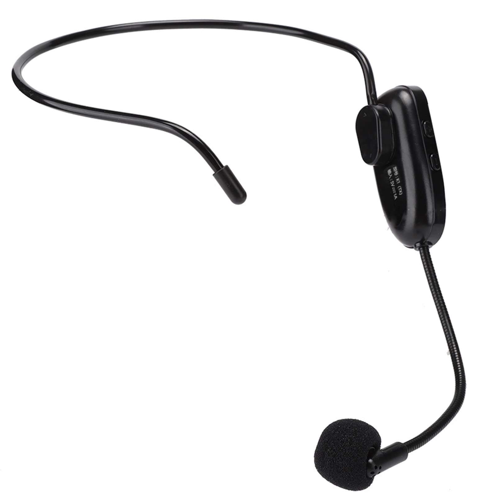 Mikrofon Head-Wear, profesjonalny mikrofon Head-Wear, mikrofon radiowy UHF do wzmacniacza głosu, komputera z adapterem 3,5 mm/6,5 mm, do przewodników, Tainer