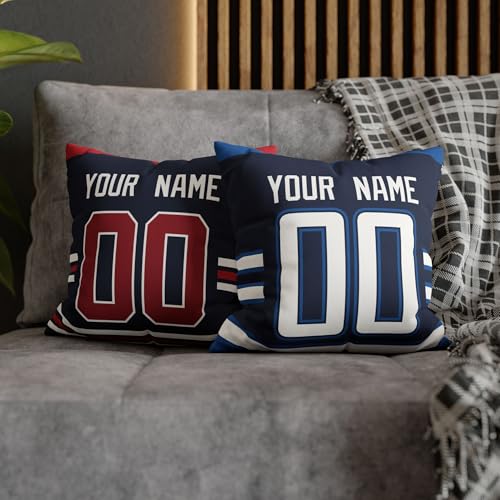 Image of ANTKING Winnipeg Throw Pillow Personalized Custom Any Name and Number for Men Women Boy Gifts