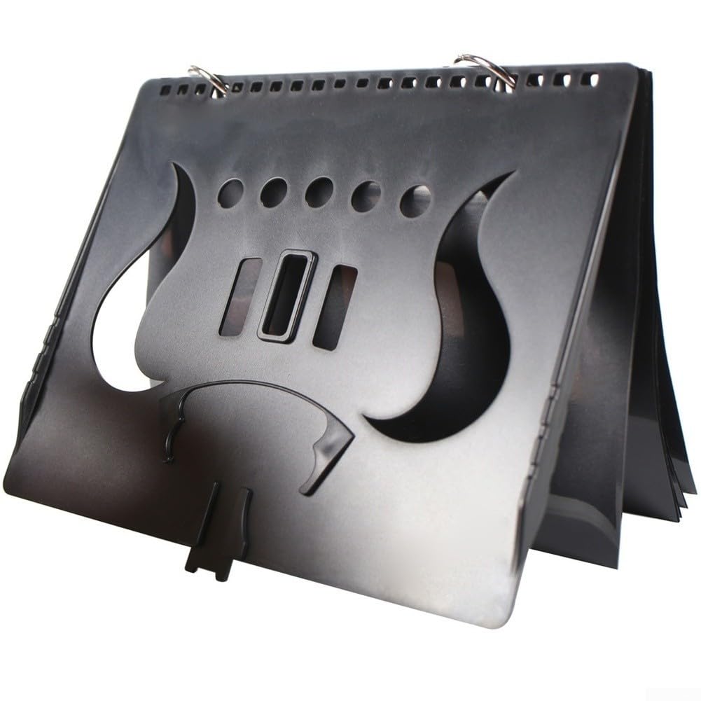 Lyre de fanfare avec 5 feuilles transparentes, support de partition pour instruments en laiton, support en plastique léger à clipser pour défilés et