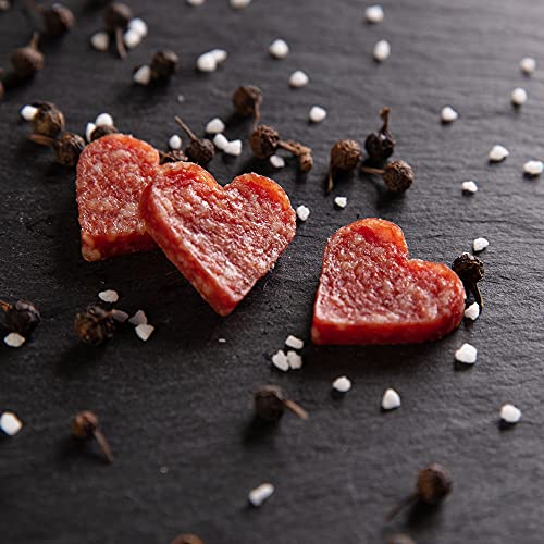 WURSTBARON® - Salami Mini Herzen - Original Wurst Snack Herzchen aus Bayern - 500g Big Pack - Snackbox Sticks – Bild 5
