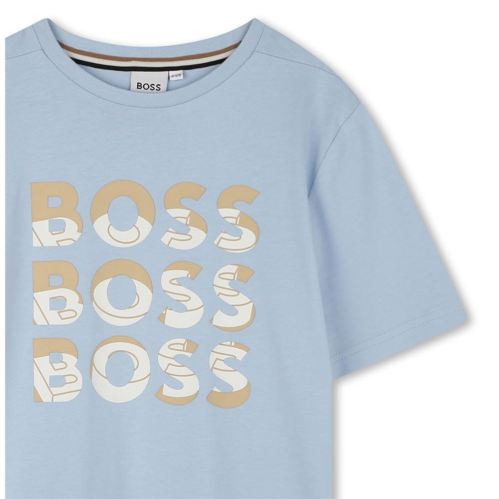 BOSS T-shirt dziecięcy - niebieski J52038 887 niebieski dziecięcy