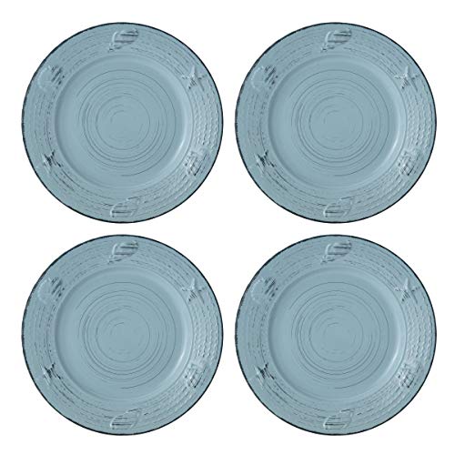 Image of Pfaltzgraff Trellis Coastal 16-Piece Dinnerware Set, teal