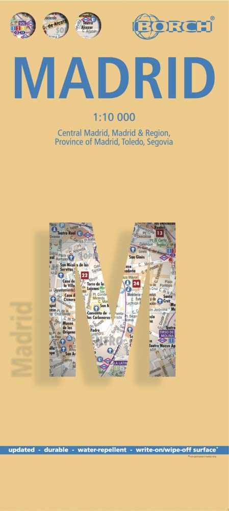 Madrid 1:10 000 (Borch Maps)