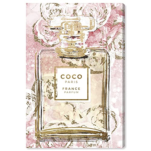 Oliver Gal Fashion and Glam Wall Art Canvas Prints 'Floral French Perfume' Perfumes by The Oliver Gal Artist Co. - Used condition - US$39.59