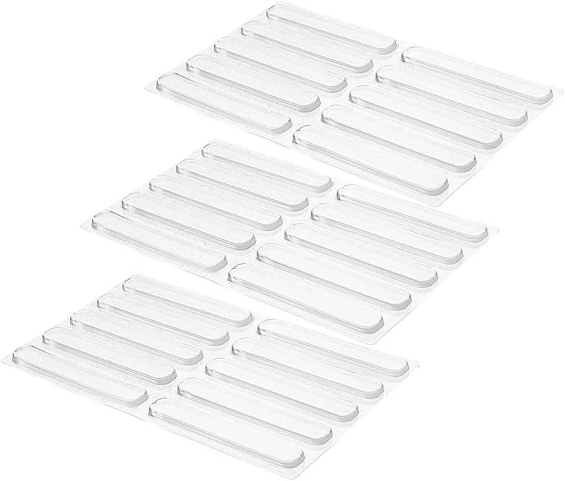 Vaguelly Furniture Bumpers 30pcs Adhesive Cabinet Door Stoppers Sound Dampening Bumpers for Sliding Doors