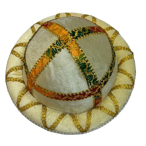 Image of Kaku Fancy Dresses Tipu Sultan Pagdi Traditional Pathani /Afghani Safa for Kids | Historical Fancy Dress Turban for Cultural Events & School Plays - Green