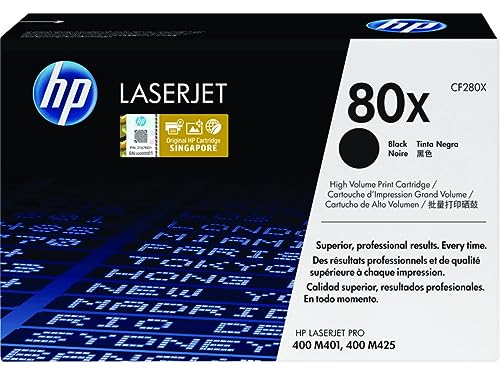 Toner HP CF280X Noir idéal pour équiper le secrétariat d'un cabinet médical