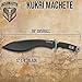 Bushmaster Stainless Steel Sawback Blade | High-Impact TPU Handle | Includes Nylon Sheath (Kukri)
