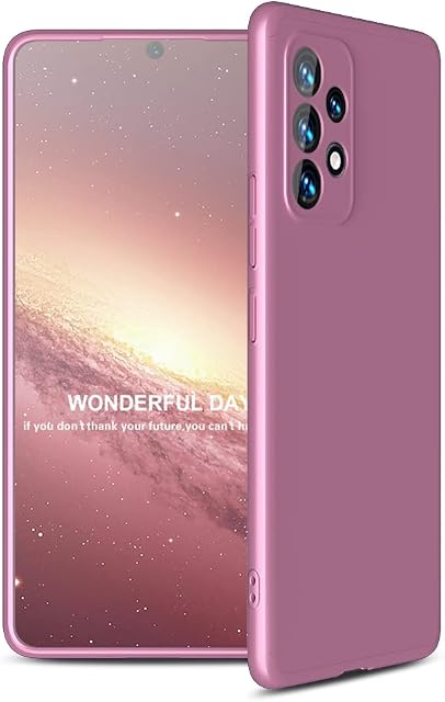 Capa Capinha 360 Para Samsung Galaxy A53 5g Case Fosca Anti Impacto (Toda rosa)