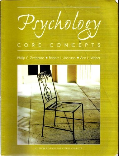 Psychology Core Concepts