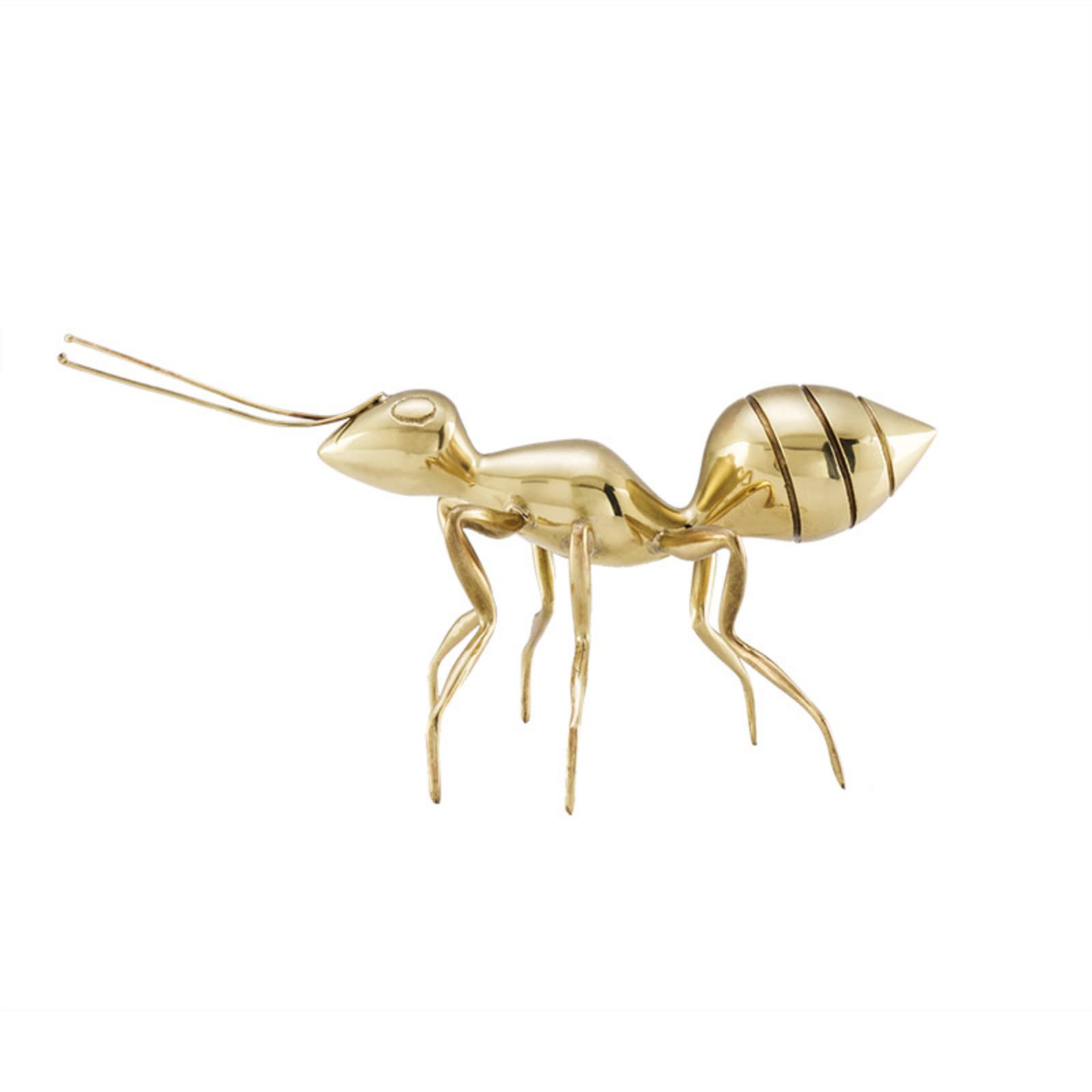 NGDFGR Brass Ant Figurines Model,Copper Animals Insect Statue Sculpture Crafts Collection Desktop Ornament Home Sand Table Bookshelf Decor Accessories Study Paperweight
