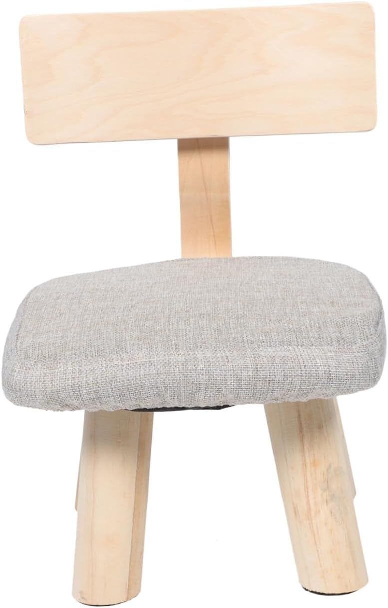 Cabilock Boy Girl Back Stool for Toddlers Creative Solid Boys and Girls Chair for Home Kindergarten and Playroom Safe and Sturdy Design for Dining Study and Fun Activities Single Solid