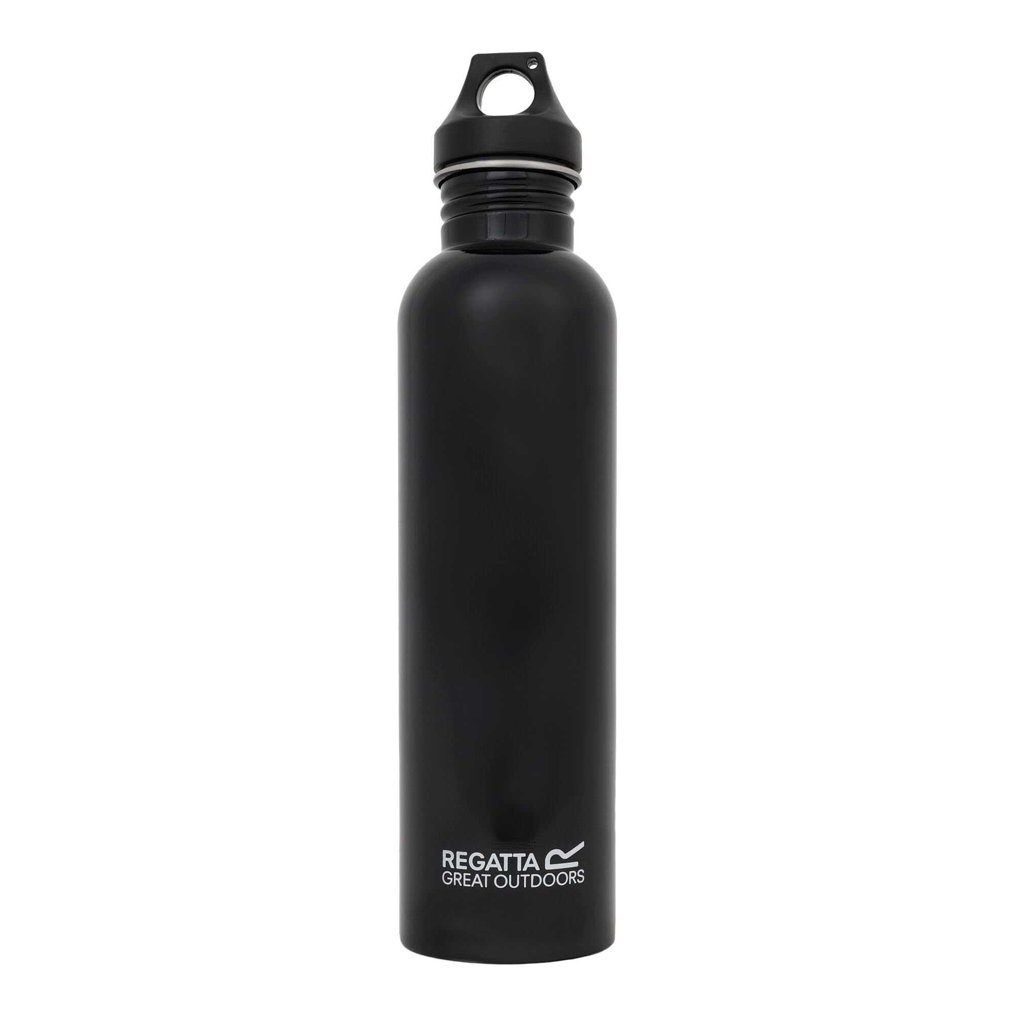 Regatta Stainless Steel 1L Water Bottle (One Size) (Black)