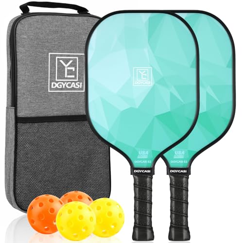 Image of YC DGYCASI Pickleball Paddles Set of 2 USAPA Approved Pickleball Set 2026