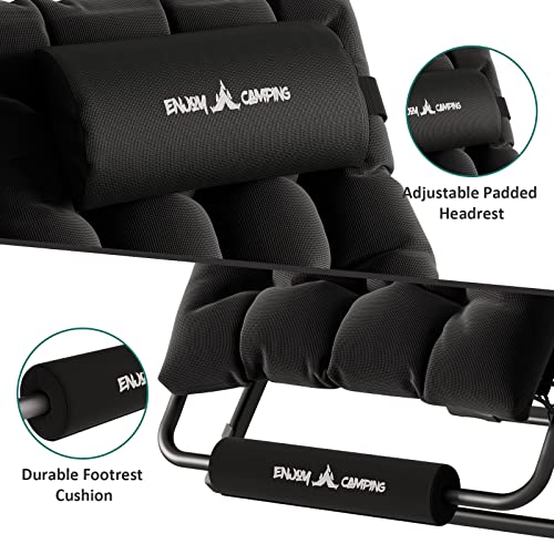 Image of UDPATIO Oversized Zero Gravity Chair Patio Reclining Chairs with Cushion | 29In Set of 2 Outdoor Folding Recliner with Pillows,Cup Holder, Foot Rest, Detachable Pad, Locking Black-xl