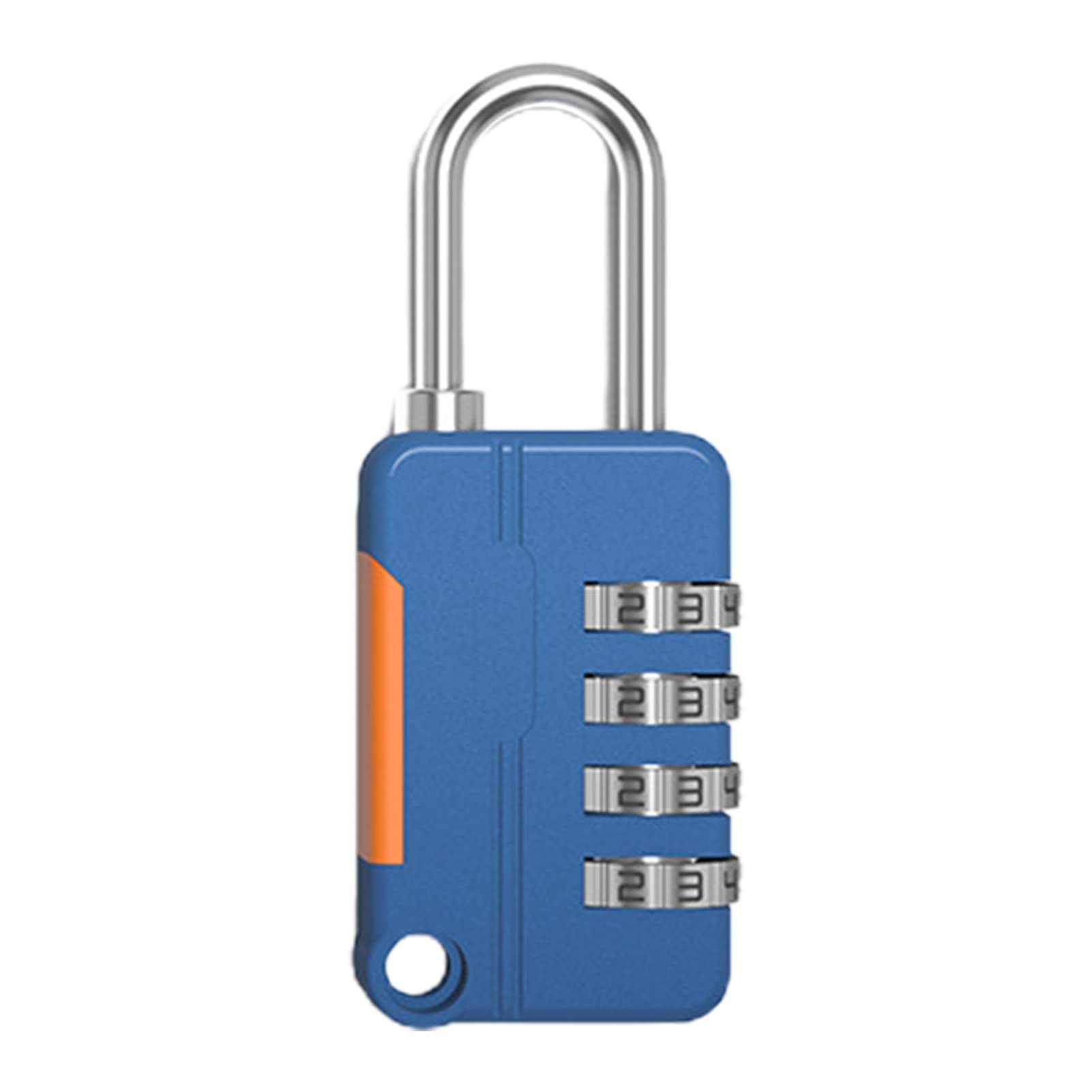 Roadoor Blue Combination 4 Digits Lock, Password Padlock Mini Luggage Padlock For Backpack School Gym Locker Toolbox One Size
