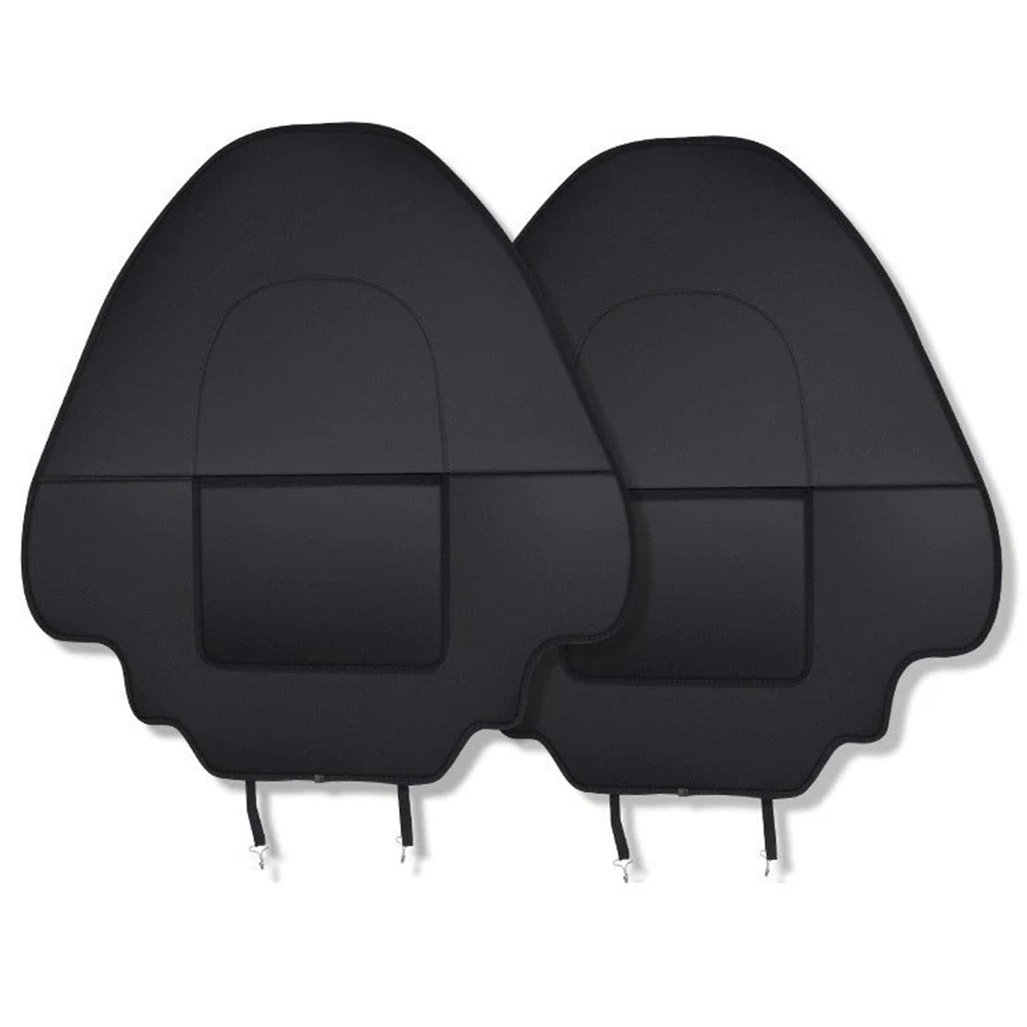 Protection Siege Voiture, Arrière Kick Mat Anti-Rayures Cuir Pare-Plancher Rangement Poche, pour Tesla Model Y/pour Tesla Model 3, Une Poche