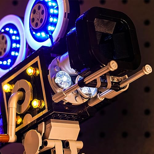 LocoLee LED Light Kit for Lego Camera Walt Tribute 43230 - Light Control Version for Adults (No Models Included)