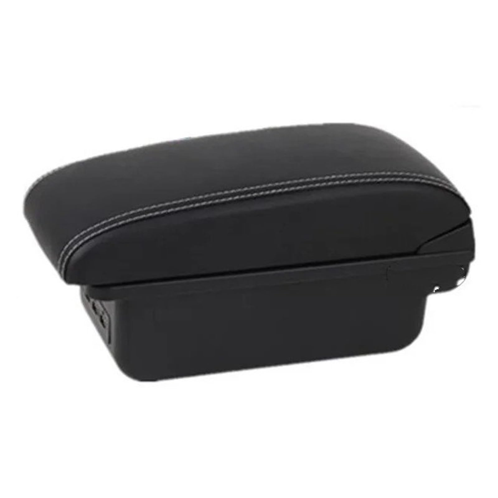 Umdjju B1 White Line 3Usb For Opel For Corsa 2019-2025 Car Armrest Box Retrofit Accessories Car Centre Console Armrest Box(B1 White Line 3Usb)