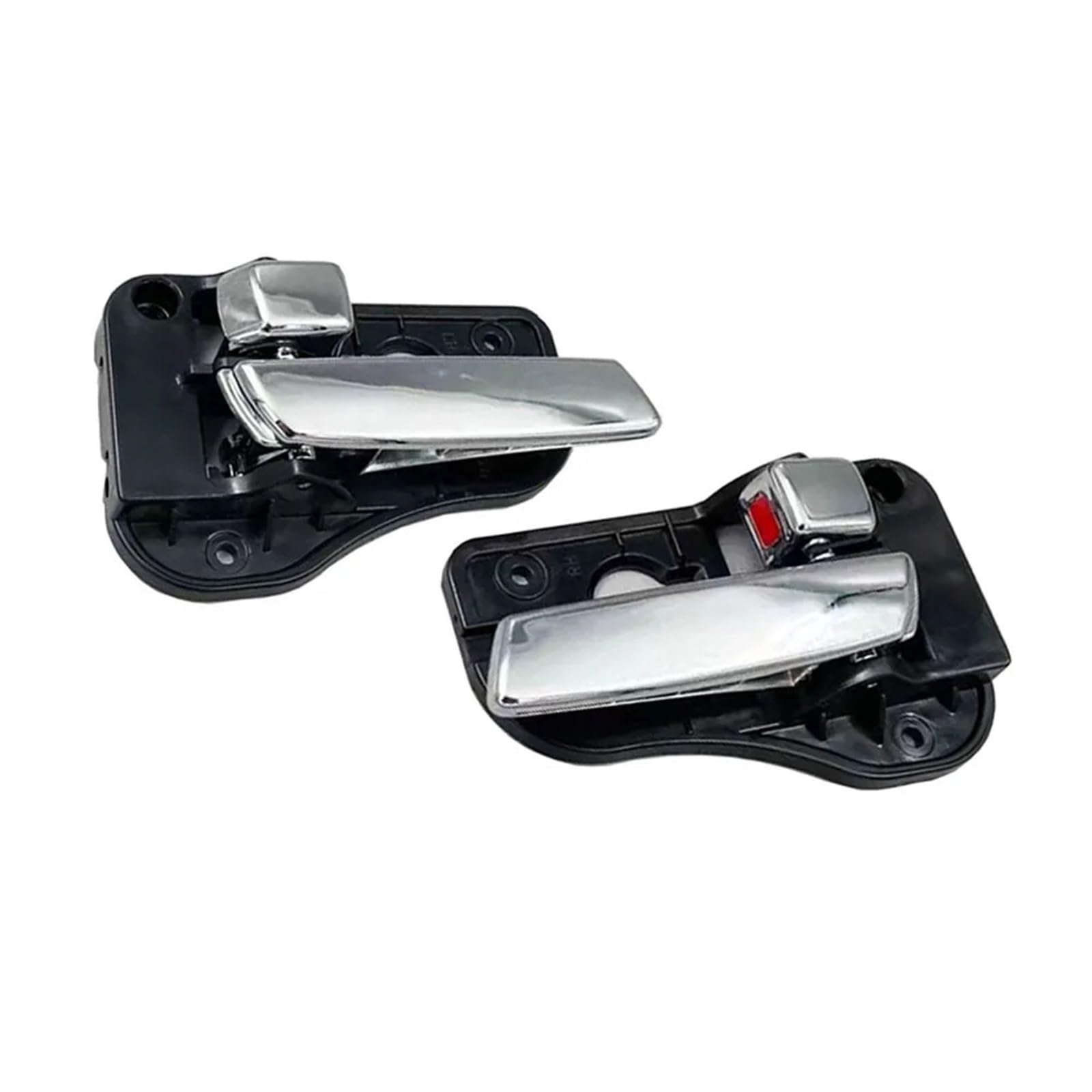 Hudfroa Left And Right Car Interior Door Handle For Kia For Carens For Rondo 2007-2013 82620-1D000 82610-1D000 Car Interior Door Handle Chrome Inner Handles(Left And Right)