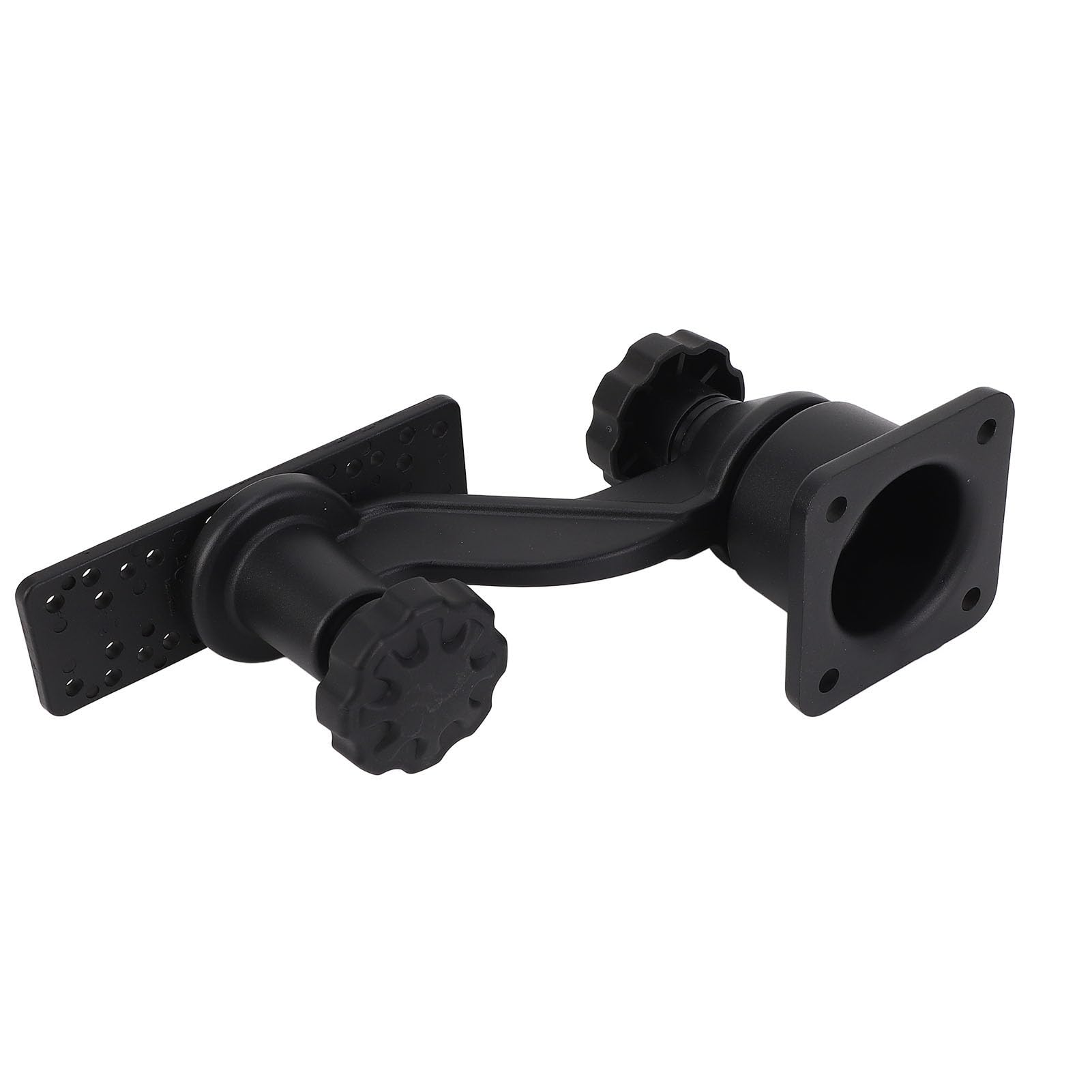 RAM Mount Horizontale 6-Zoll-Schwenkarmhalterung, 360° Drehbar, Universelle Fischfinder-Montagebasis, Gebogene Schwenkarmhalterung für -Fischfinder und Mehr