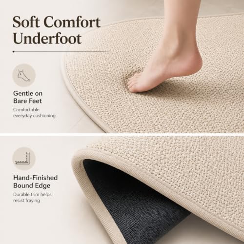 Tapis de douche courbé en quart de cercle, le textile antidérapant pour angle - 5