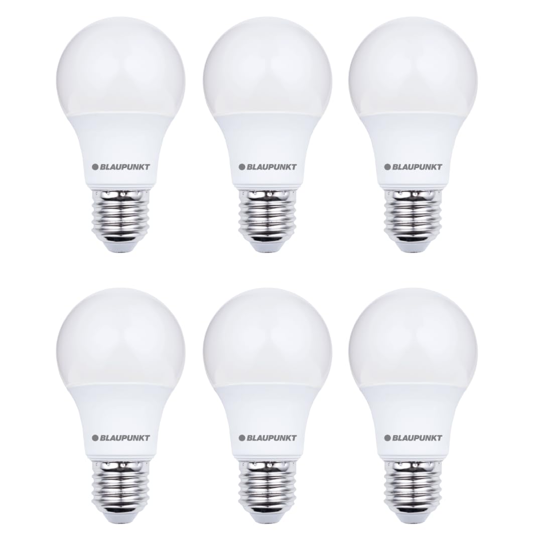 BLAUPUNKT E27 Classic Bulb A60 6W 600 Lumen 4000K Neutral White, 6-Pack