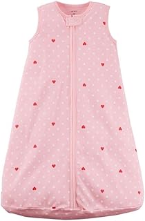 Carter's Pink Heart Print Sleep Bag/Sack S 0-3 Months