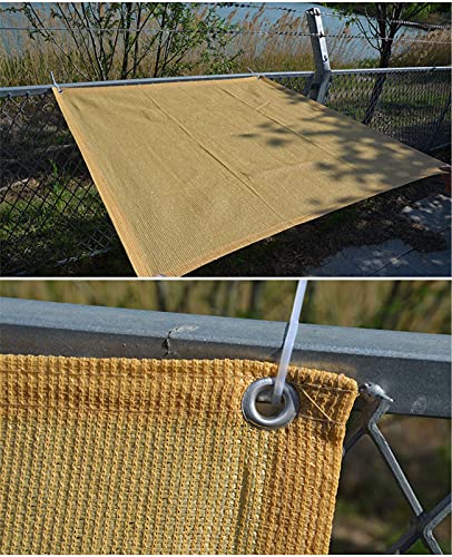 Toile de store avec œillets beige pour terrasse tranquille - 4